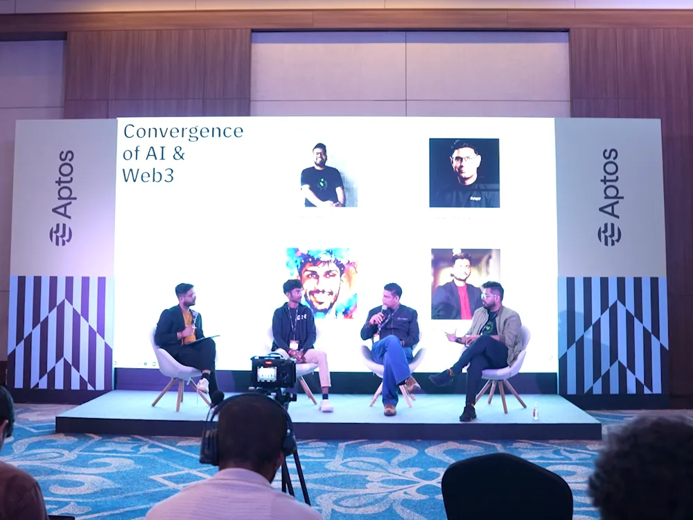 A panel on stage at IBW2025 in front of a seated audience